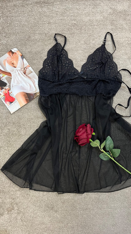 لباس خواب حریر گیپور مدل Royal Bride